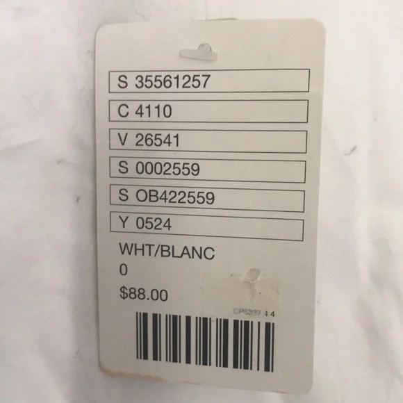 NWT Anthro Maeve White Flutter Sleeve‎ Top 0 - Picture 9 of 10